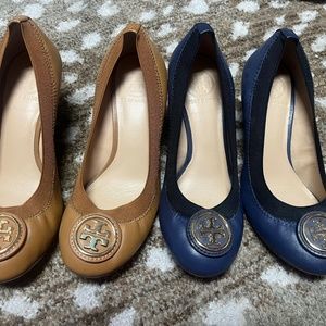 Pre owned - barely worn Tory Burch wedges